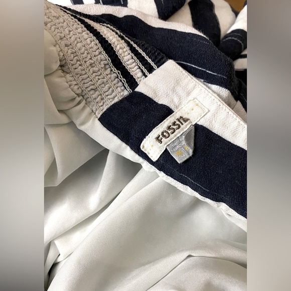 Fossil Striped Skirt with Pockets Size XS - Picture 5 of 8